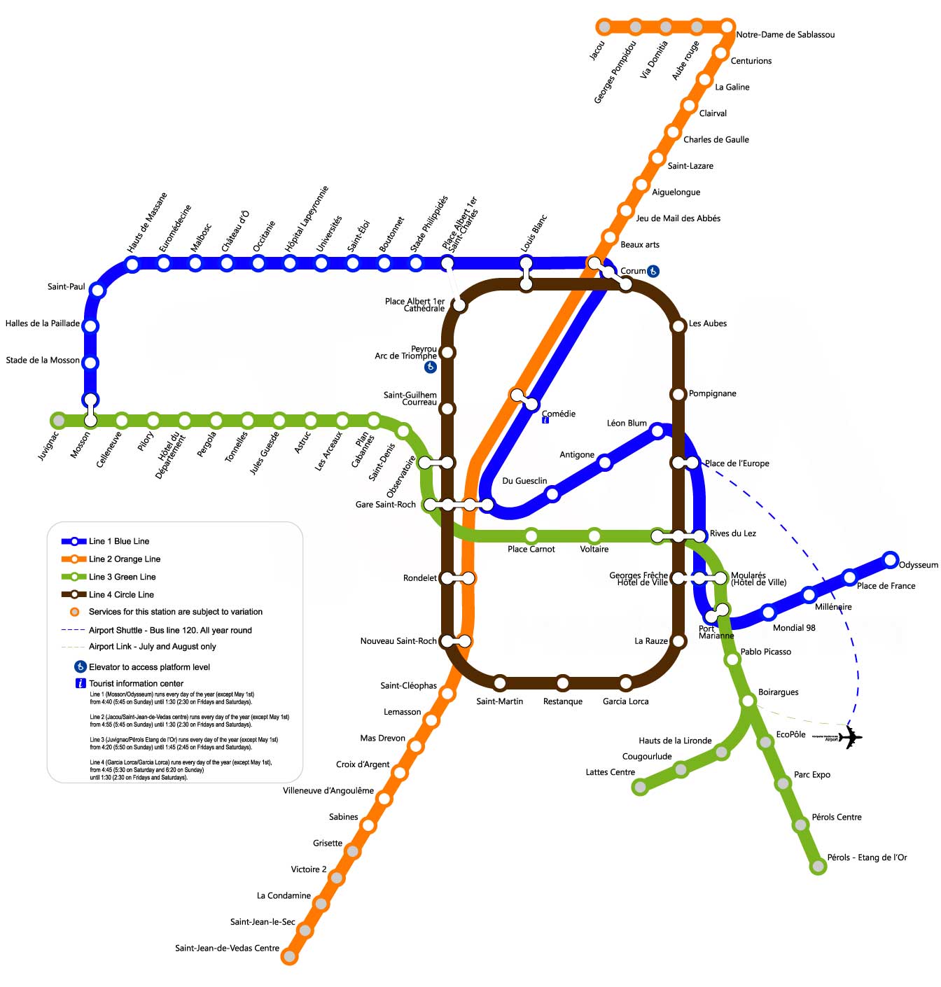 Tram 4 Montpellier Plan