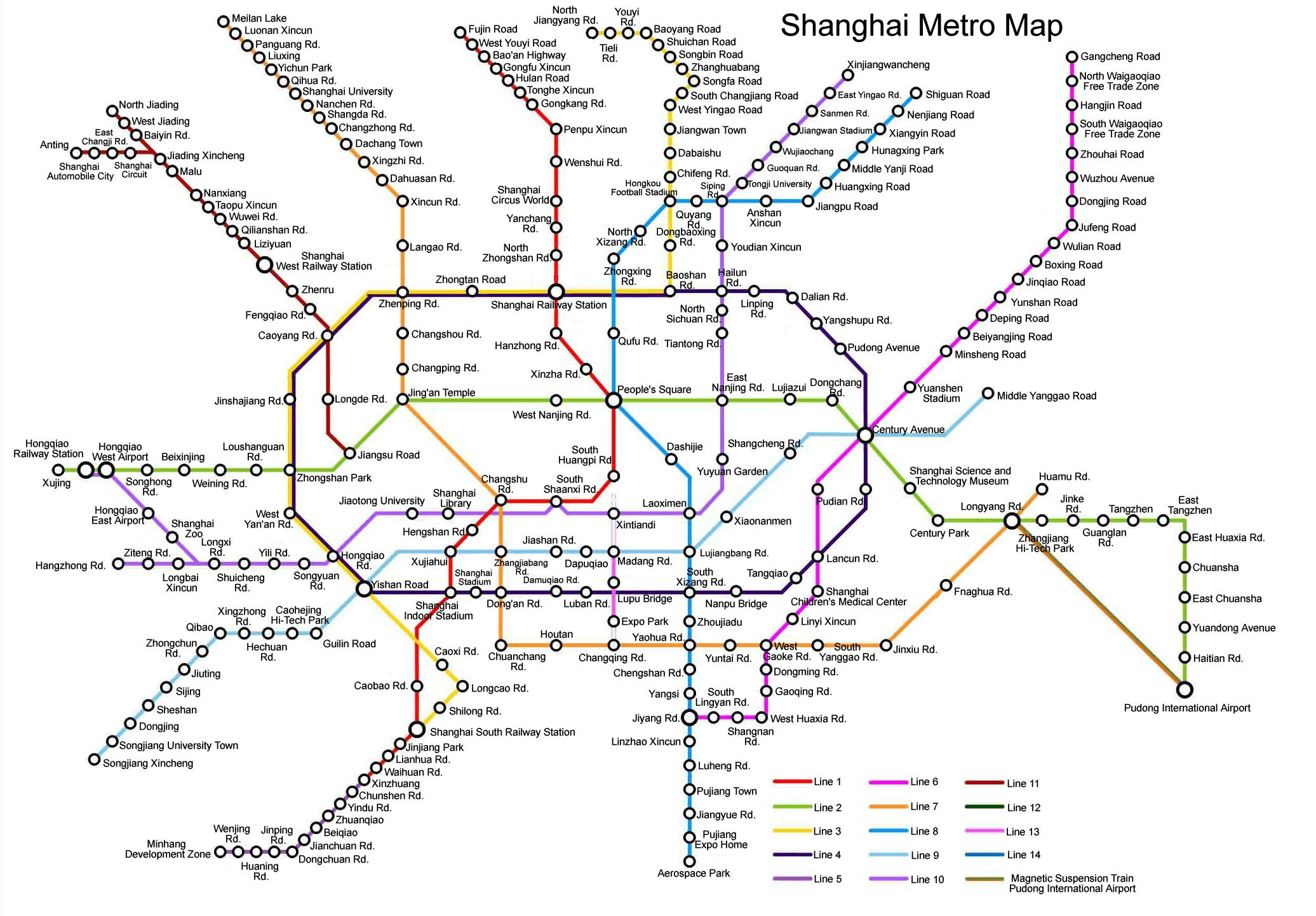 Shanghai Metro Map