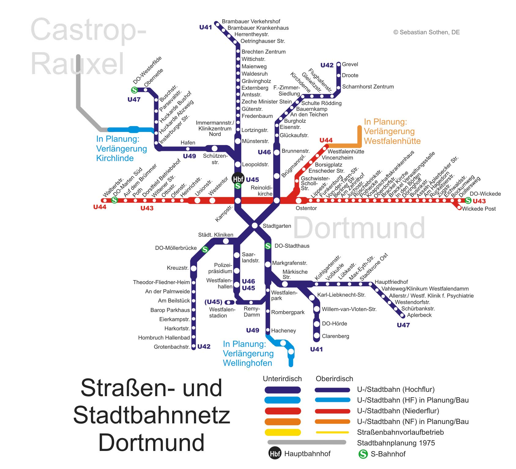 dortmund metro map, dortmund metro plan