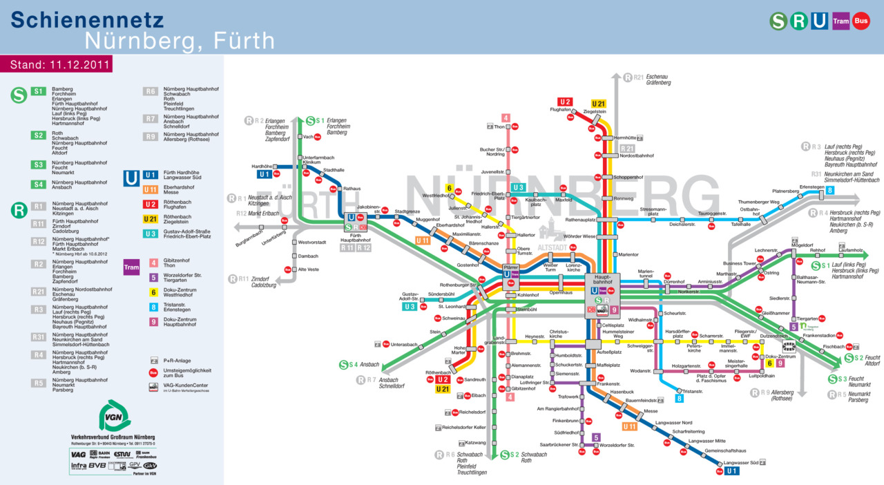 nuremberg metro map