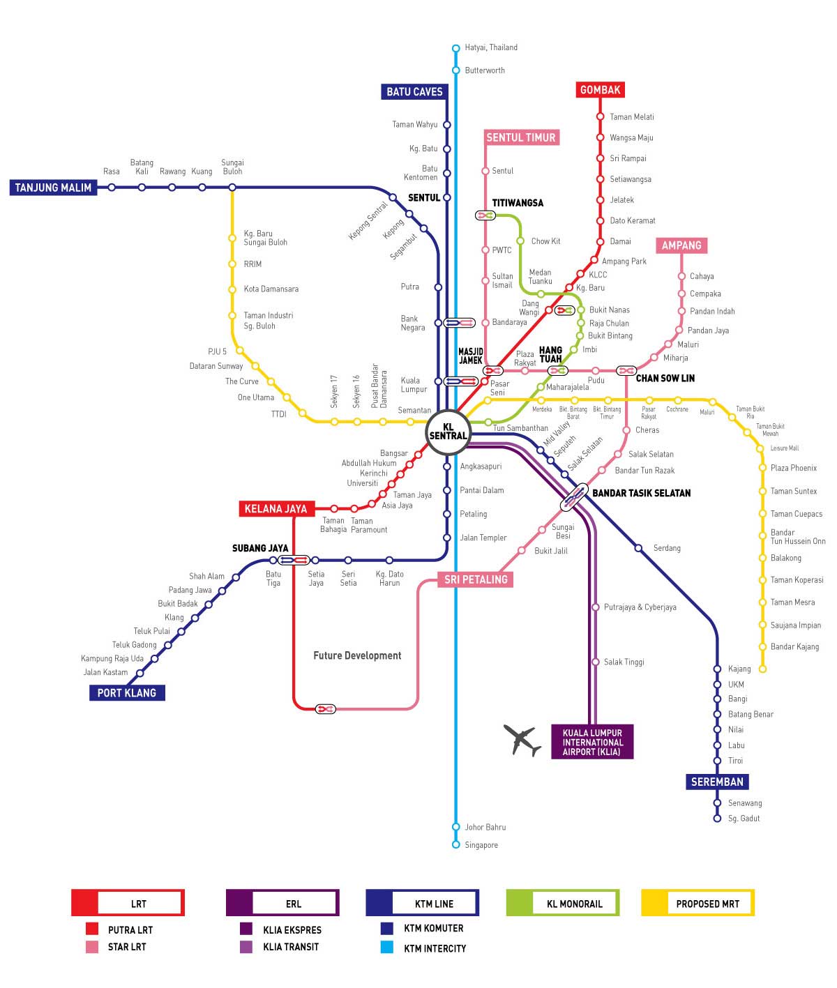 Kuala Lumpur Metro Map