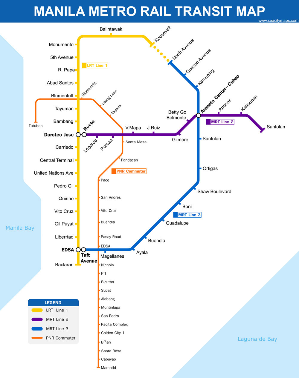 Manila Metro Map