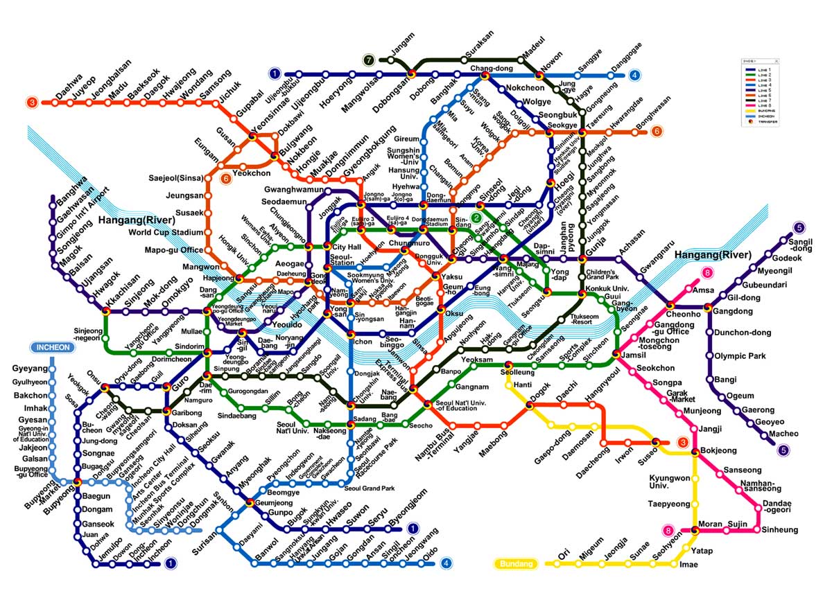 Seoul Metro Map