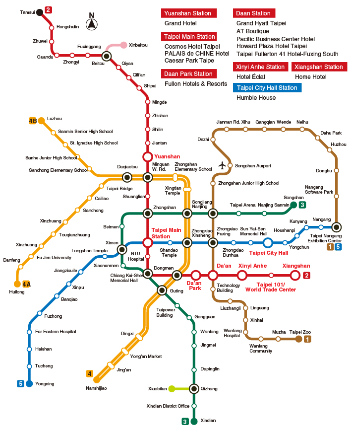 Taipei Metro Map