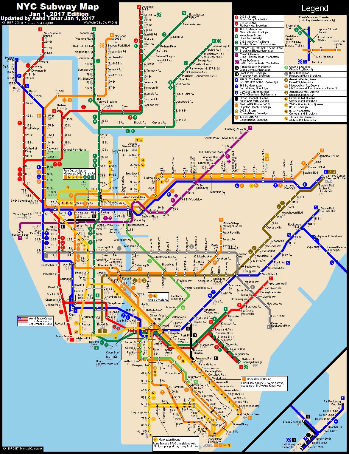 New York City Subway Map