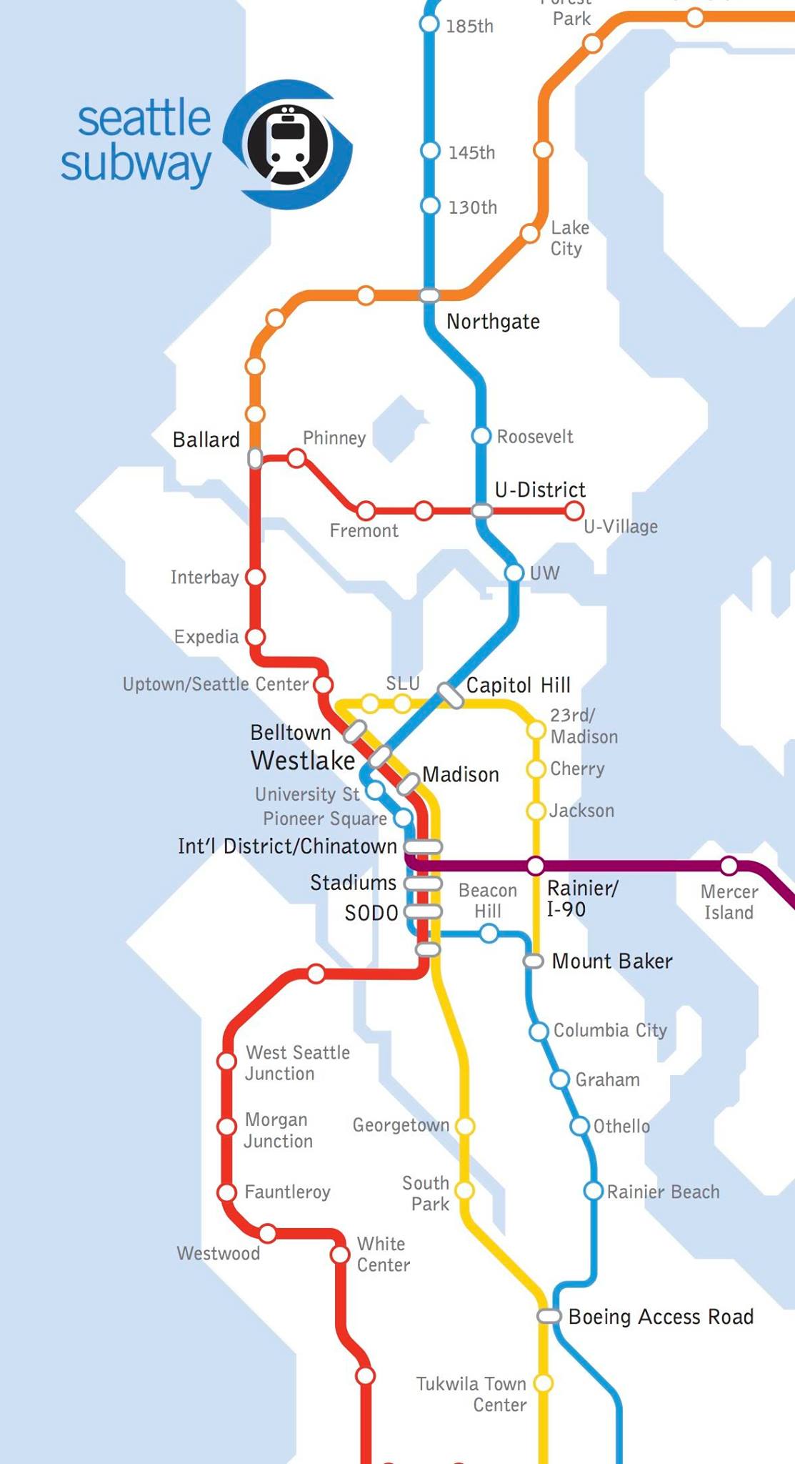 Seattle Metro Map